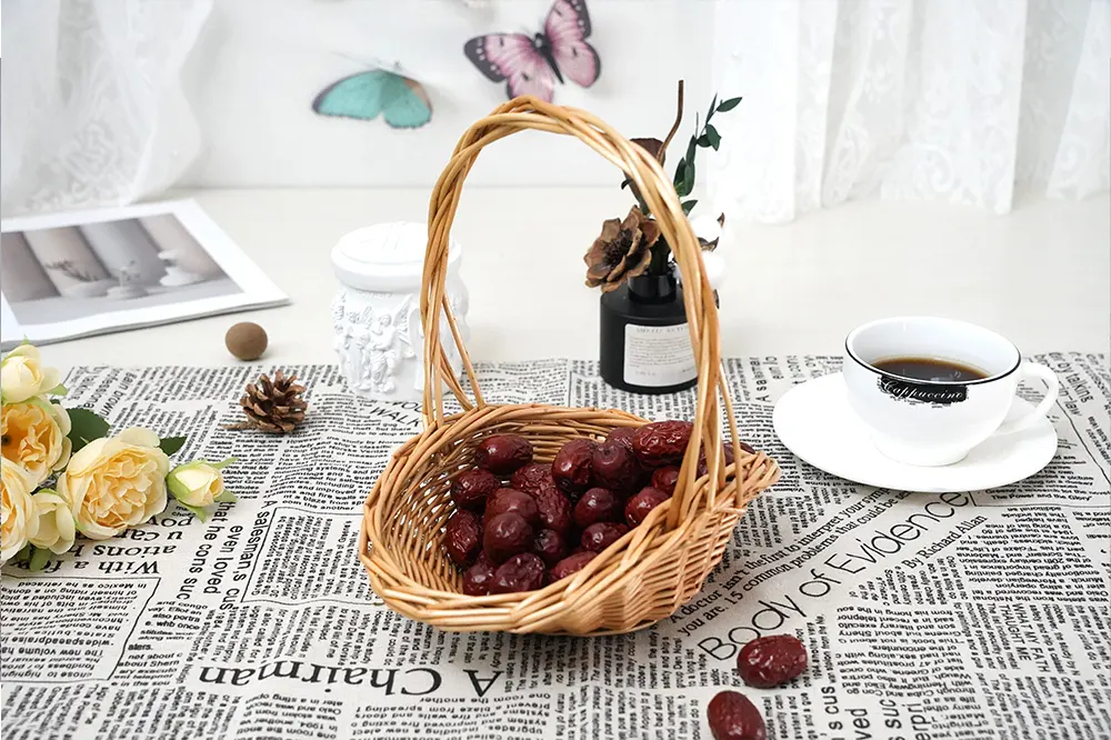 Custom Willow Handbag Willow Flower Basket Wholesale - BasketGem 3