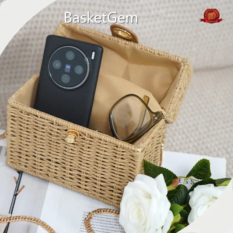 Custom Rattan Basket by BasketGem 1
