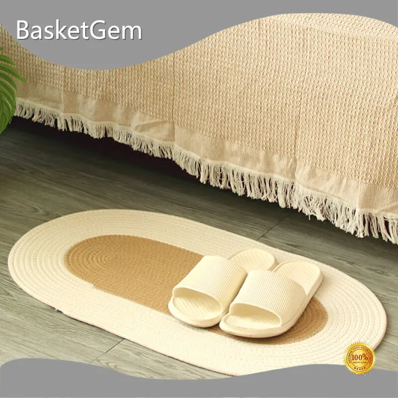 Cotton Flatweave Rug - - BasketGem 1