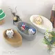Oval Shape Simple Style Cotton Rope Basket with Pure Color Design-1 1