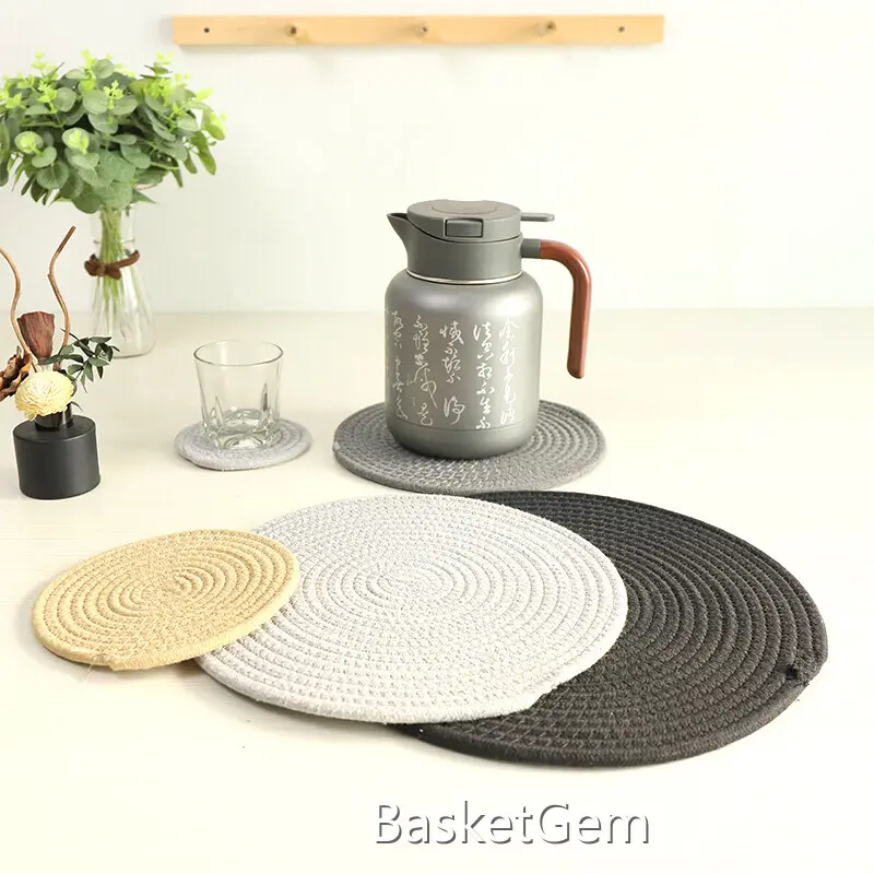 Wholesale Cotton Woven Rug - - BasketGem 1