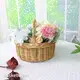 Willow Flower Basket   Willow Handle   Round Shape Design   Basket Gem-1 1
