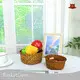 Straw Fruit Basket by BasketGem 1