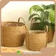 Straw Plant Pot by BasketGem 1