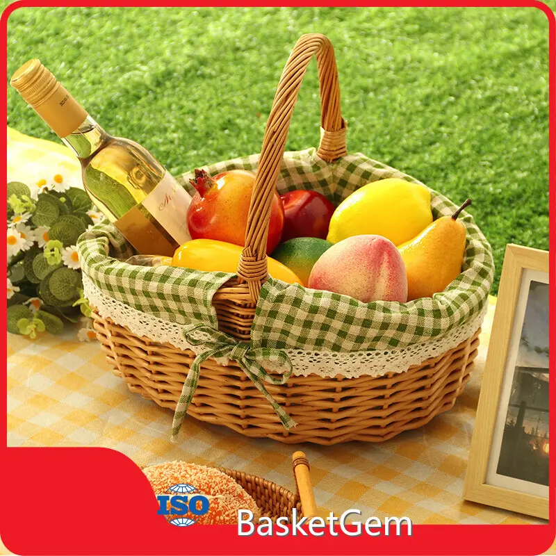 Wholesale Willow Flower Basket by BasketGem-1 1
