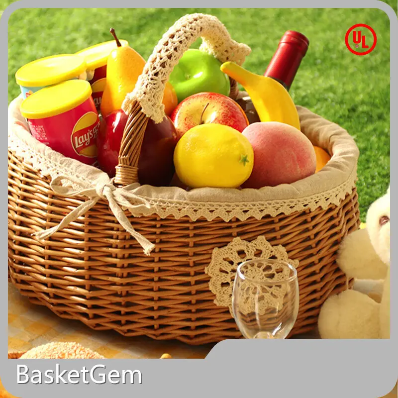 Willow Flower Basket Manufacturer - - BasketGem-1 1