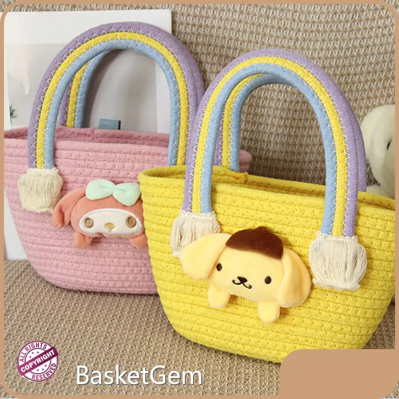 Wholesale Cotton Rope Bag - - BasketGem-1 1