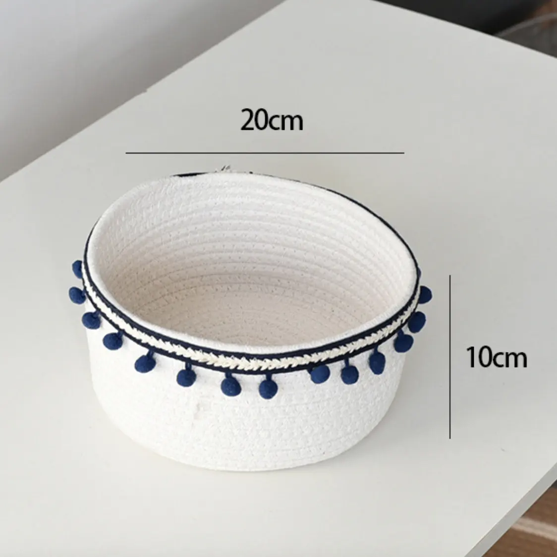 Woven Storage Basket Supplier Cotton Rope Basket Wholesale - BasketGem 4
