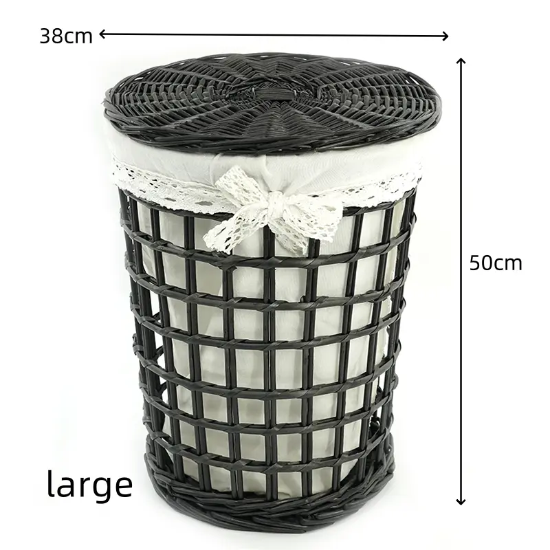 Custom Willow Laundry Basket Products Wholesale - BasketGem 7
