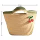 Custom Cotton Crochet Bag Cotton Weaving Wholesale - BasketGem 4