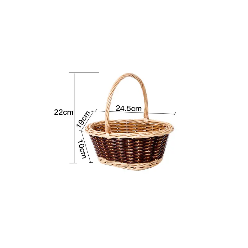 Custom Willow Flower Basket Willow Wholesale - BasketGem 3