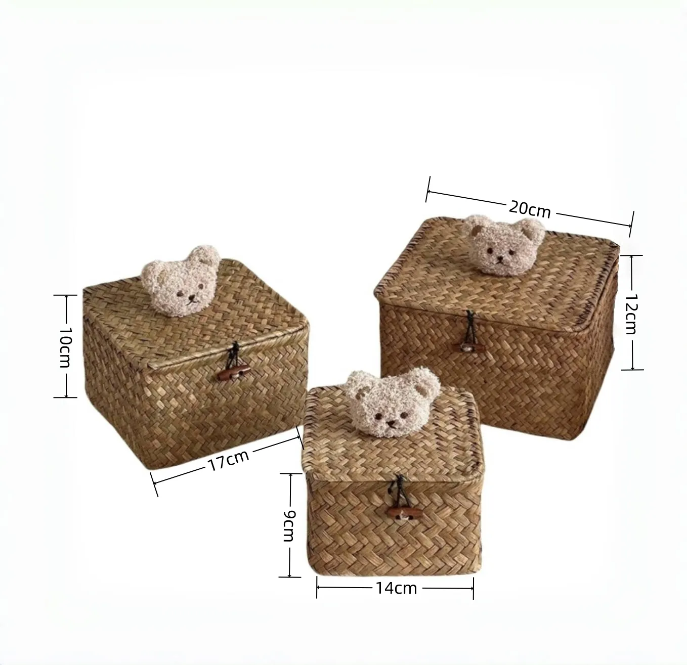 Custom Straw Storage Baskets by BasketGem-4 3