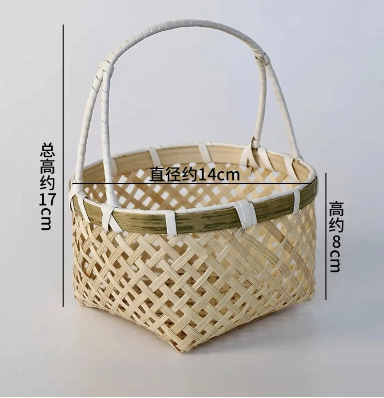 Woven Wood Laundry Basket Woven Wood Baskets Wholesale - BasketGem 6