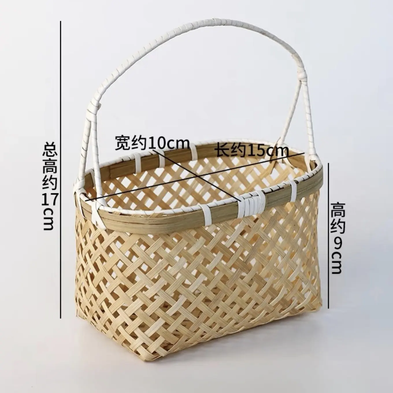 Woven Wood Laundry Basket Woven Wood Baskets Wholesale - BasketGem 7