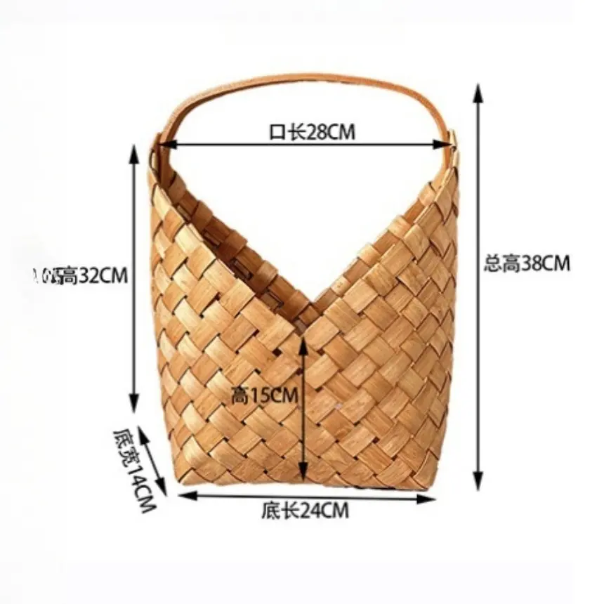 Wooden Wall Hanging Baskets Wooden Woven Wholesale - BasketGem 7