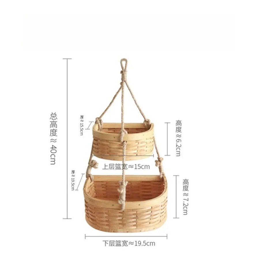 Wooden Wall Hanging Baskets by BasketGem-1 5