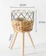 Straw Basket Plant Pot by BasketGem 6