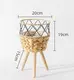 Straw Basket Plant Pot by BasketGem 7