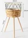 Straw Basket Plant Pot by BasketGem 8