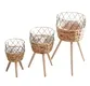 Straw Basket Plant Pot by BasketGem 9