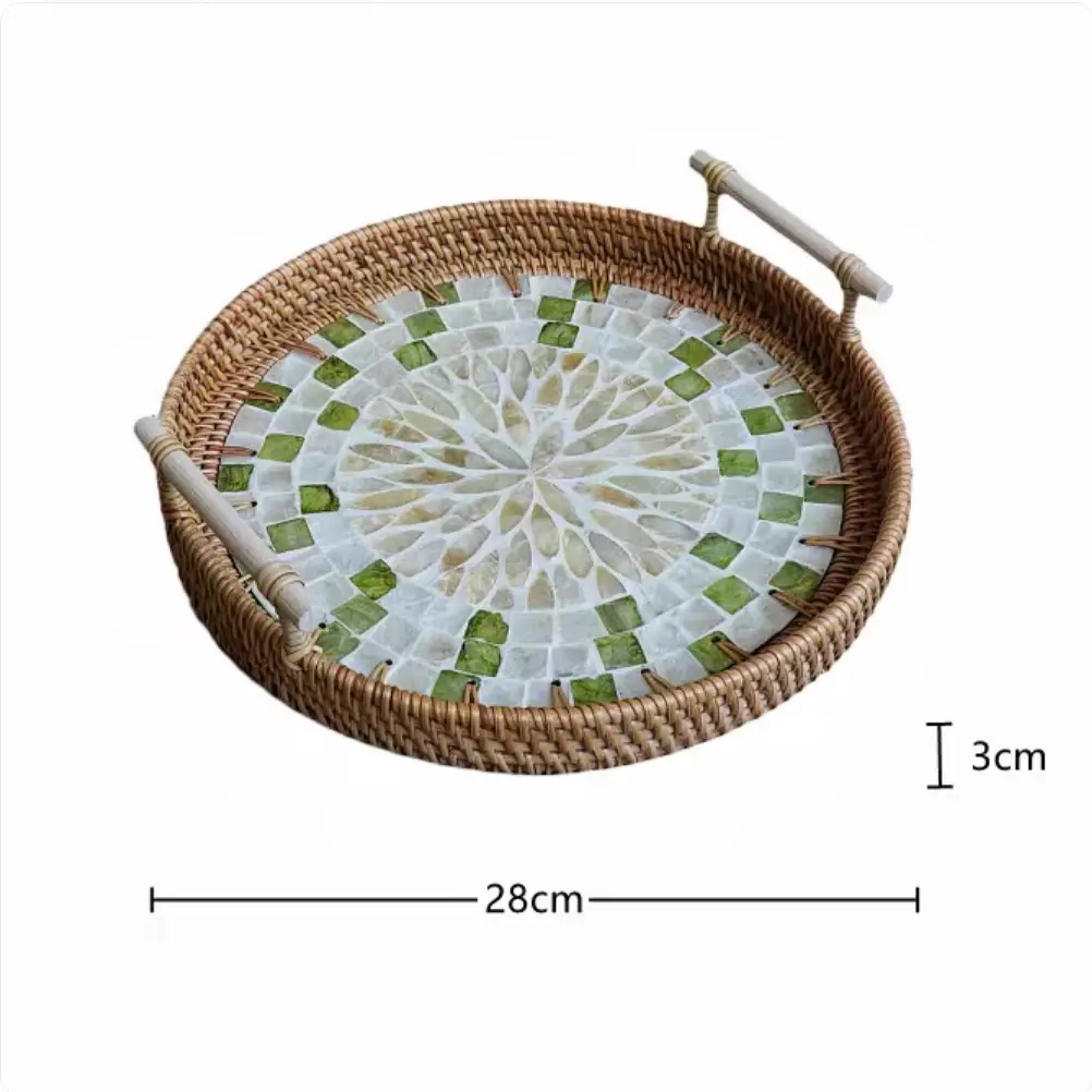 Large Rattan Tray Rattan Tray Wholesale - BasketGem 6