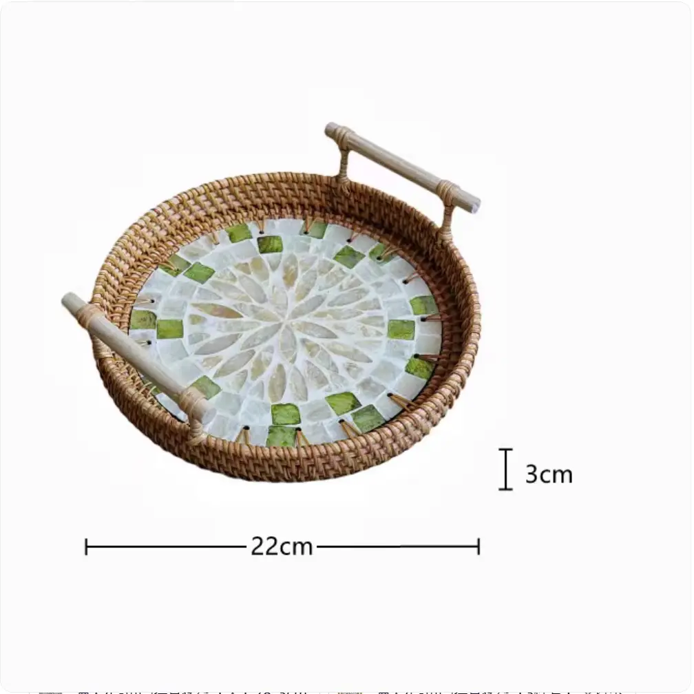 Large Rattan Tray Rattan Tray Wholesale - BasketGem 4