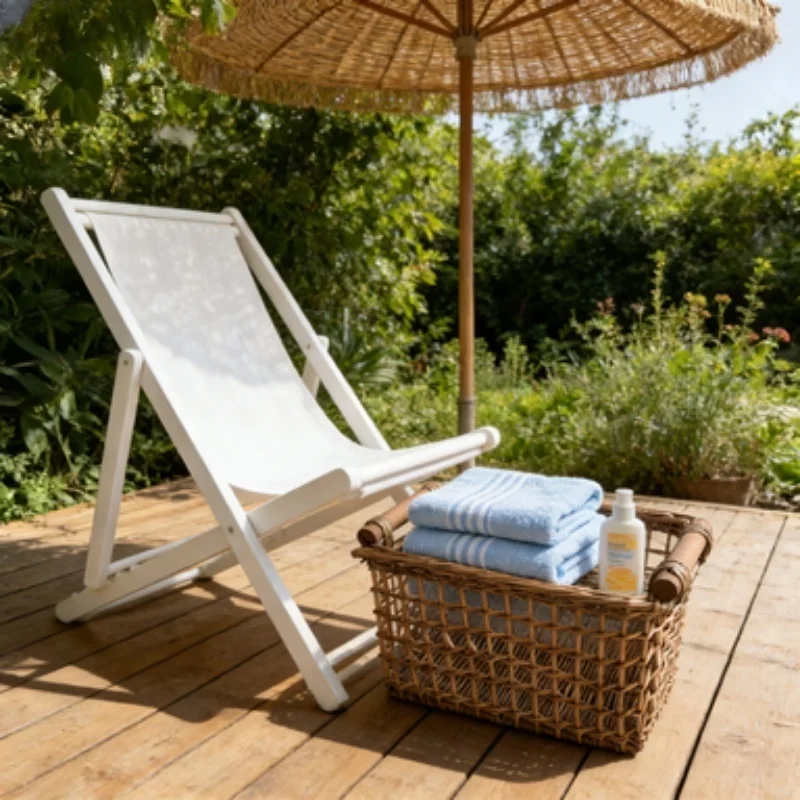 Maßgefertigter Weidenkorb mit Holzgriffen für Hotels und Pensionen 1