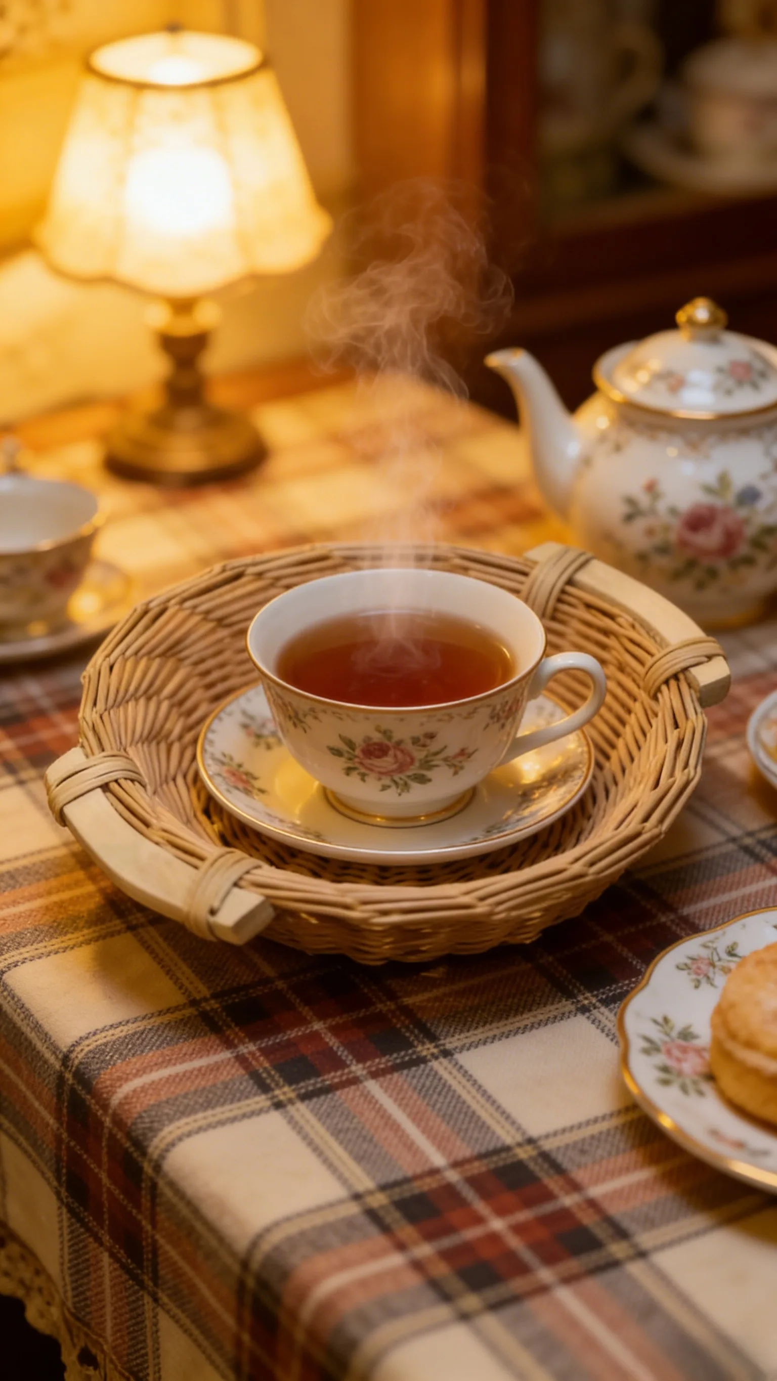 Fully Customizable Round Wicker Storage Tray - Tailored for Brands Designers 1