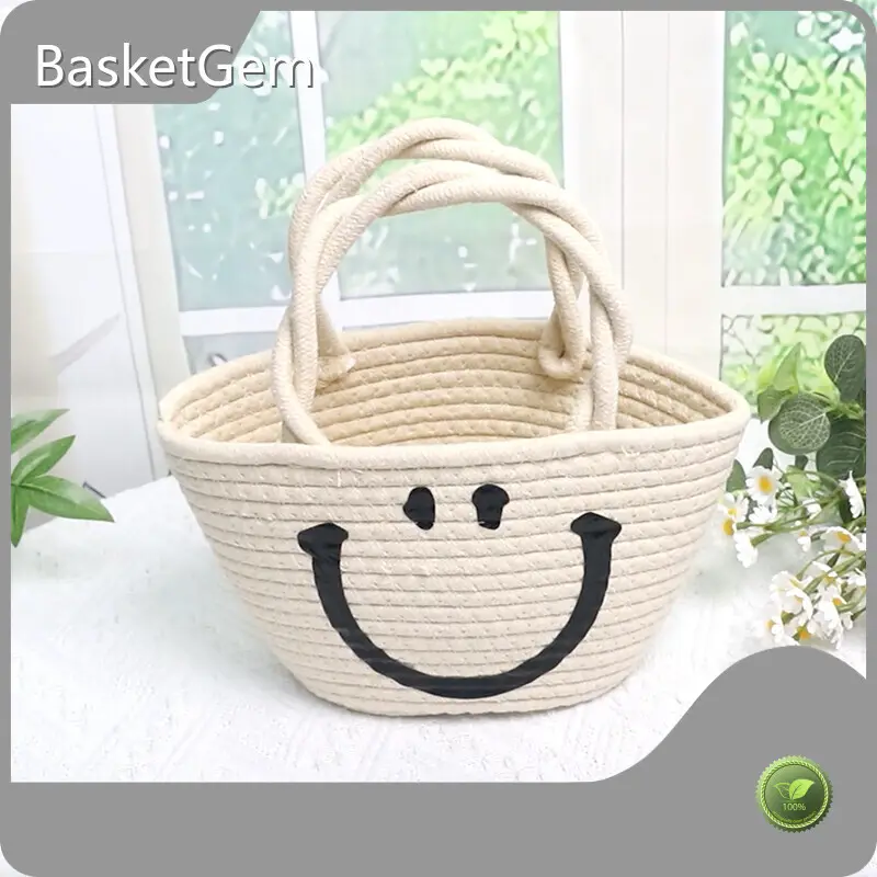 Crochet Cotton Tote Bag by BasketGem-4 1