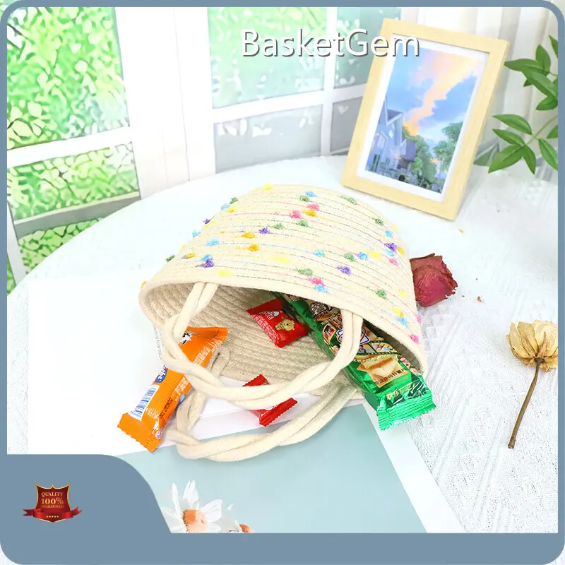Wholesale Cotton Crochet Bag Cotton Weaving Wholesale - BasketGem 1