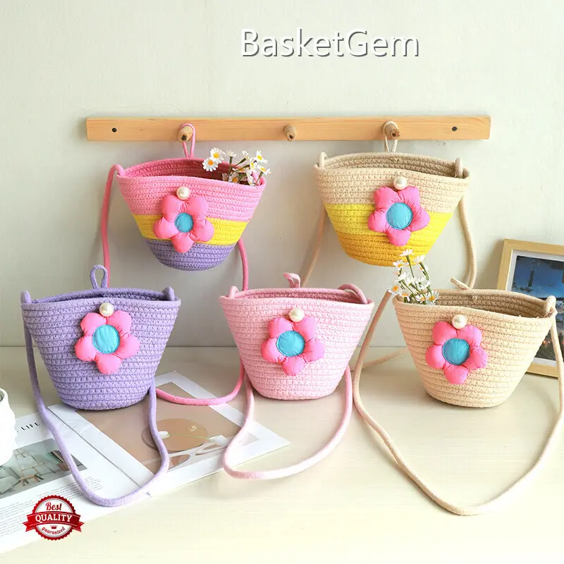 Wholesale Cotton Rope Bag by BasketGem-1 1