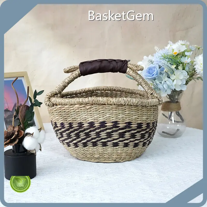Straw Fruit Basket Manufacturer Straw Fruit Basket Wholesale - BasketGem 1