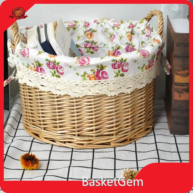 Wholesale Willow Laundry Basket Willow Wholesale - BasketGem 1