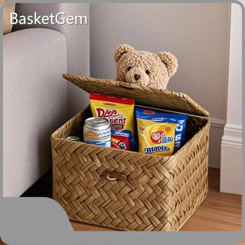 Custom Straw Storage Baskets by BasketGem-4 1