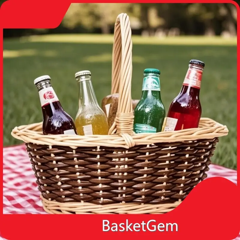 Custom Willow Flower Basket Willow Wholesale - BasketGem 1