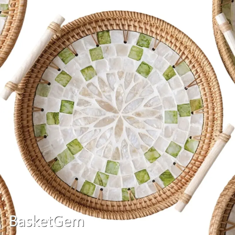 Large Rattan Tray Rattan Tray Wholesale - BasketGem 1