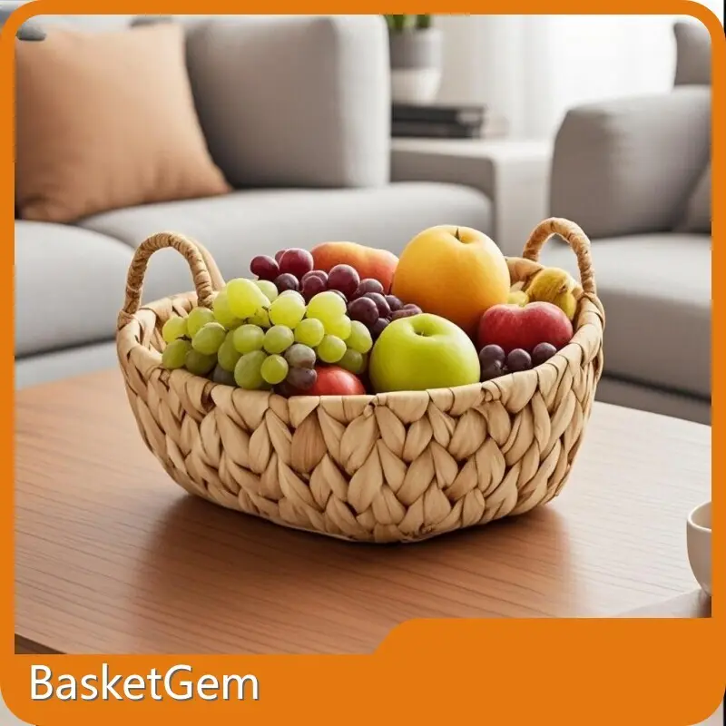 Straw Fruit Basket Manufacturer Straw Weaving Wholesale - BasketGem 1