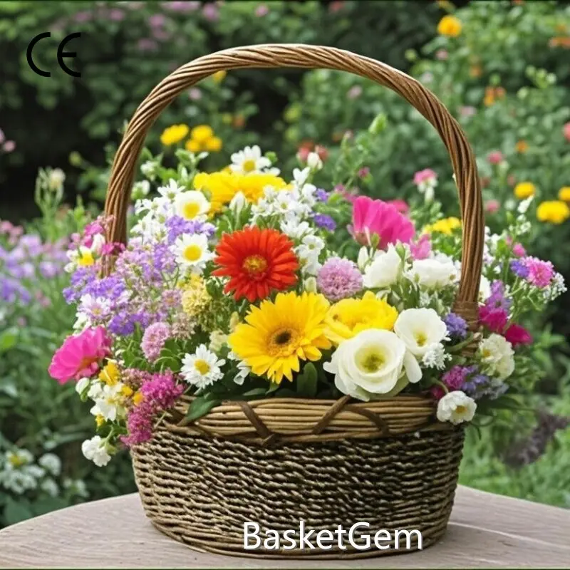 Straw Plant Pot Manufacturer by BasketGem-1 1